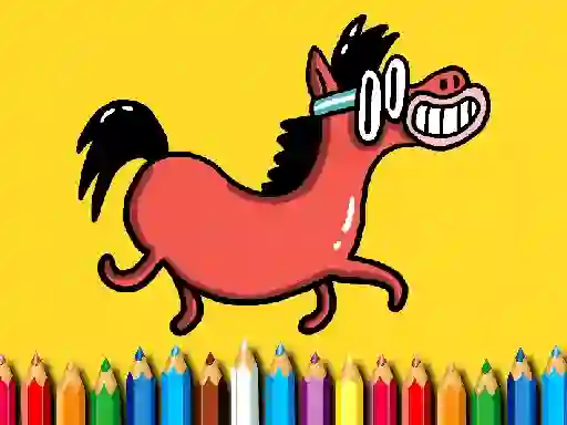 Xogo Back To School: Pony Coloring Book en liña