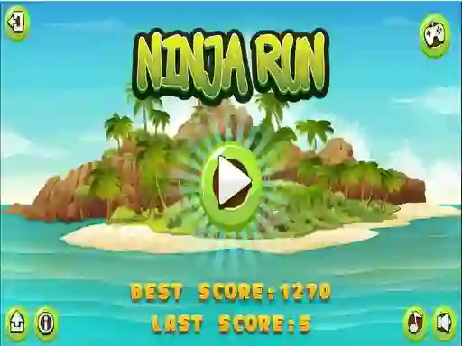 Xogo Ninja Run en liña