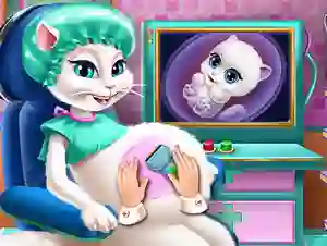 Xogo Kitty Pregnant Check-up en liña