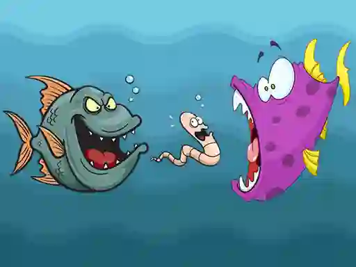 Xogo Angry Fish Coloring en liña