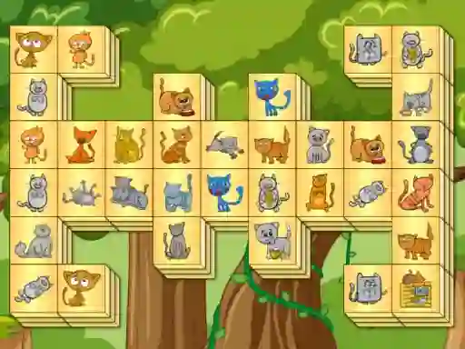 Xogo Cats mahjong en liña