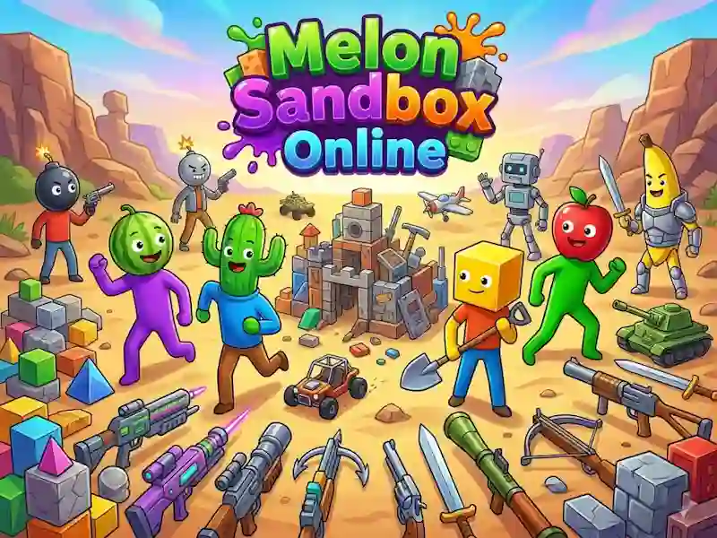 Xogo Melon Sandbox Online en liña