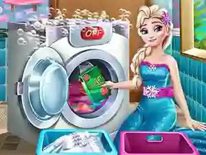 Xogo Ice Queen Laundry Day en liña
