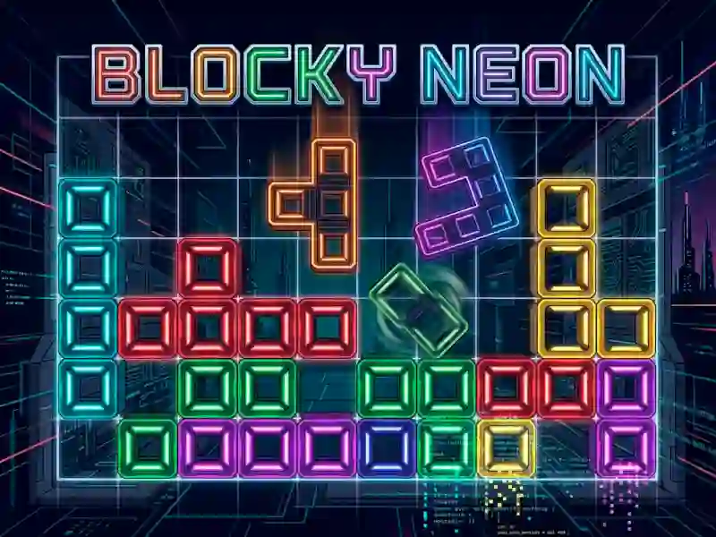 Xogo Blocky Neon en liña