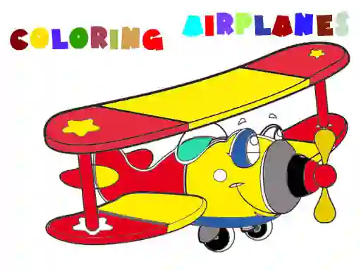 Xogo Coloring Book Airplane 2 en liña