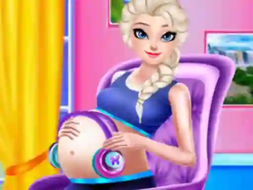 Xogo Ice Princess Pregnant Caring en liña
