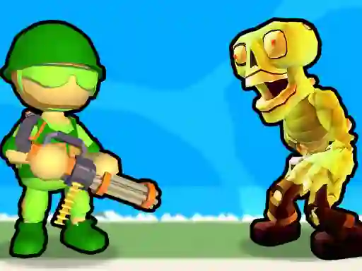 Xogo Destruction of Stickman Zombie en liña