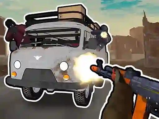 Xogo Road Chase. Shooter Realistic Guns en liña