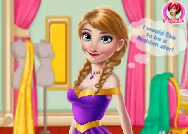 Xogo Ice Princess Modeling Carrer en liña