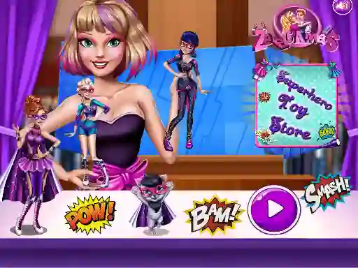 Xogo Superhero Toy Shop en liña