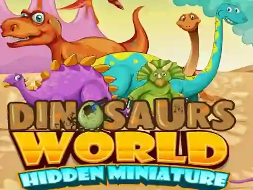 Xogo Dinosaurs World Hidden Miniature en liña