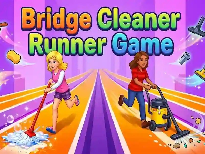 Xogo Bridge Cleaner Runner Game en liña