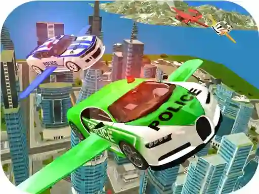 Xogo Flying Police Car Simulator en liña