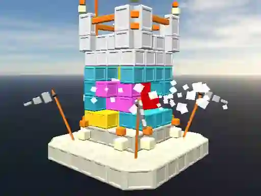 Xogo Castle Block Destruction en liña
