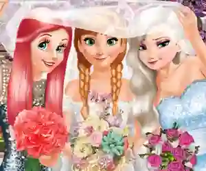 Xogo Bride and Bridesmaides Dress up en liña