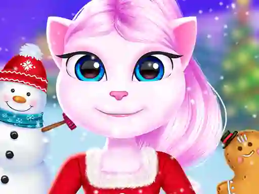 Xogo Cat Girl Christmas Decor Game en liña