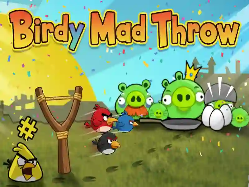 Xogo Birdy Mad Throw en liña