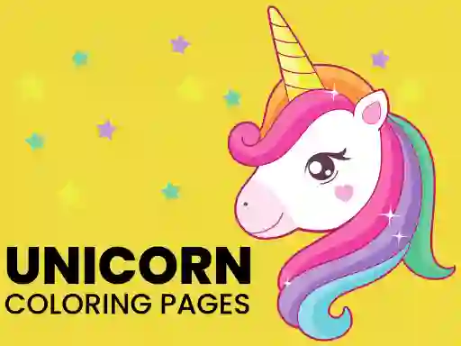 Xogo Unicorn Coloring Pages en liña