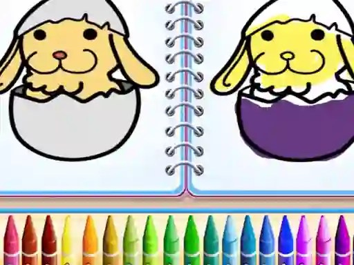 Xogo Coloring Bunny Book en liña