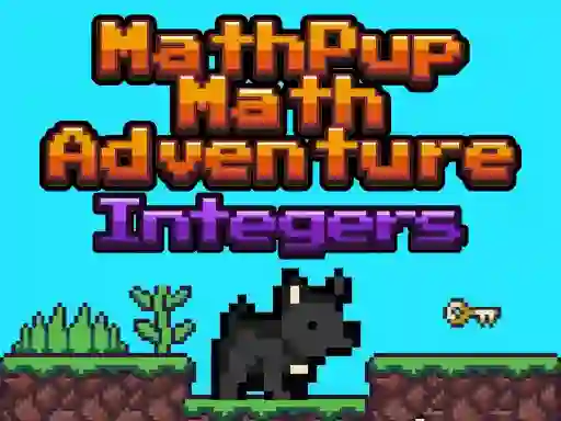 Xogo MathPup Math Adventure Integers en liña