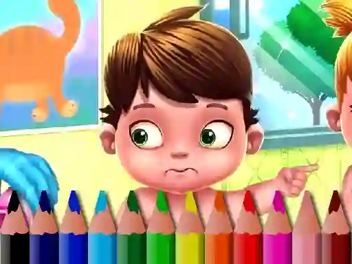 Xogo Back To School: Baby Coloring Book en liña