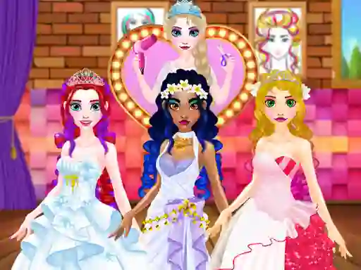 Xogo Wedding Hairdresser For Princesses en liña