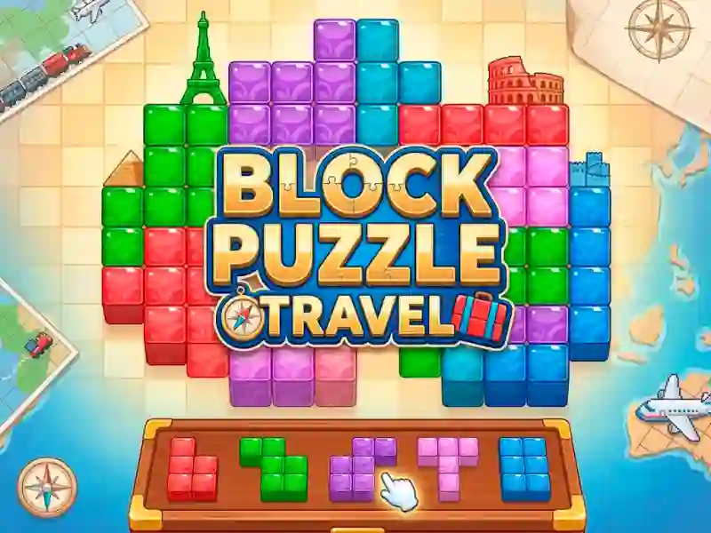 Xogo Block Puzzle Travel en liña