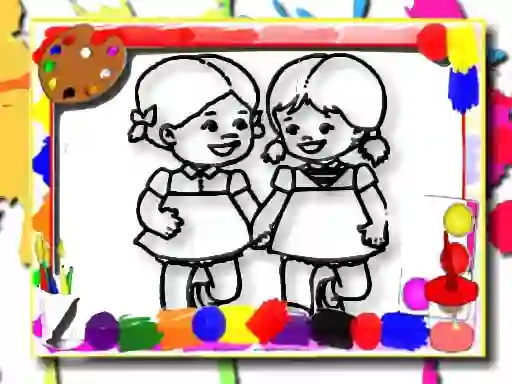Xogo Kids Coloring Time en liña
