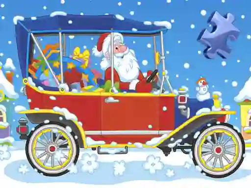 Xogo Christmas Cars Jigsaw en liña
