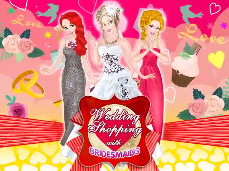 Xogo Wedding Shopping with Bridesmaids en liña