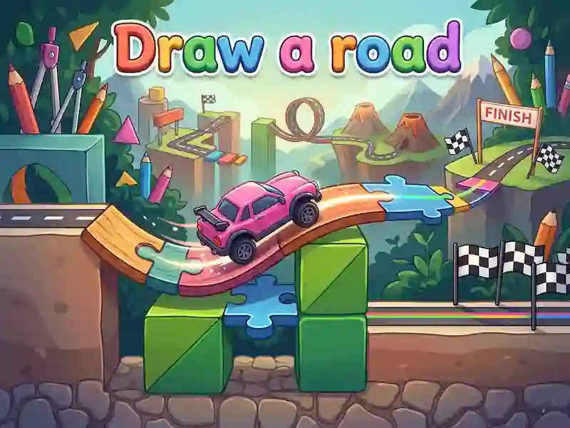 Xogo Draw a road en liña