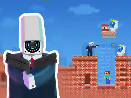 Xogo Cameraman vs Toilets Puzzle en liña