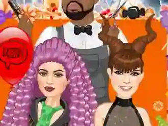 Xogo Jenner Sisters Spooky Hairstyles en liña
