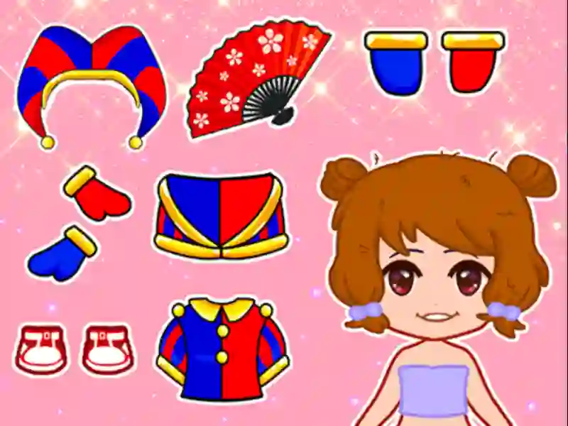 Xogo Lovely Doll Dress Up Game en liña