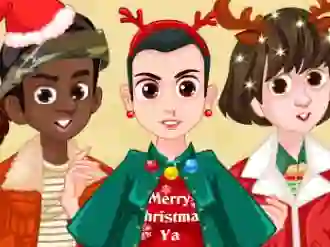Xogo Stranger things Christmas party en liña