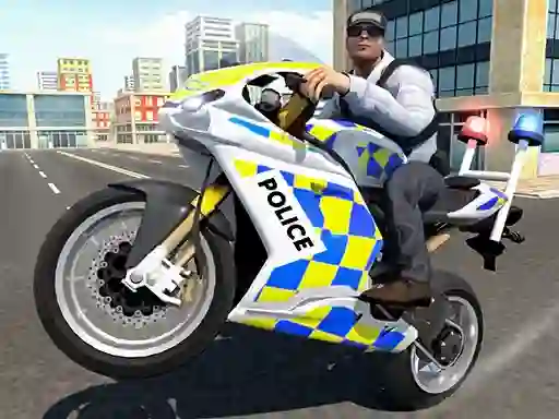 Xogo Police Chase Motorbike Driver en liña