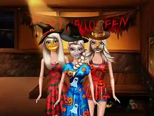 Xogo Spooky Halloween Dolls en liña