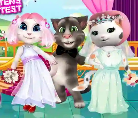 Xogo White Kittens Bride Contest en liña