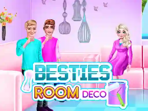 Xogo Besties Room Deco en liña