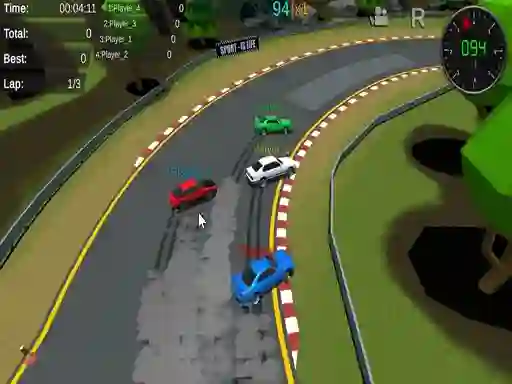 Xogo Fantastic Pixel Car Racing en liña