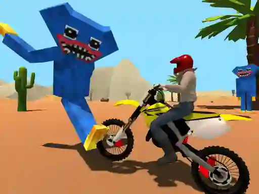 Xogo Motoracer vs Huggy en liña