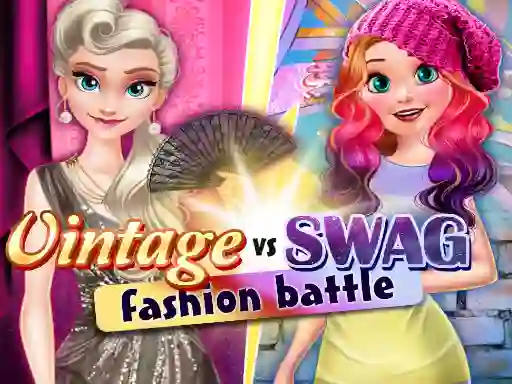 Xogo Vintage vs Swag: Fashion Battle en liña