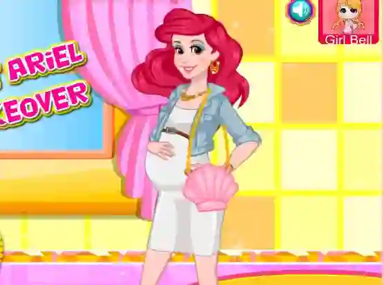 Xogo Pregnant Ariel Real Makeover en liña