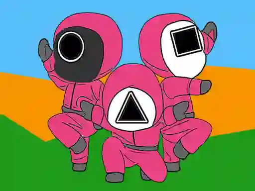Xogo Squid Coloring Book en liña