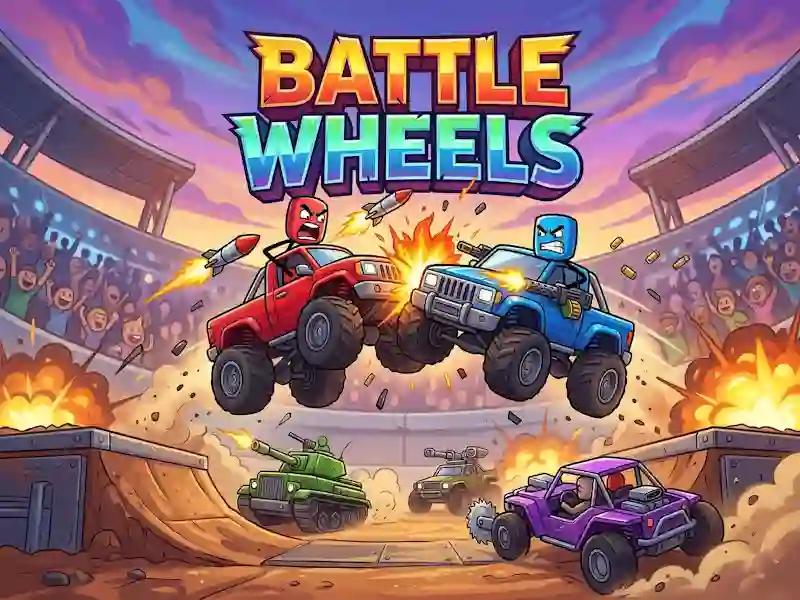 Xogo Battle Wheels en liña