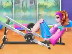 Xogo Princesses: fitness against fat en liña