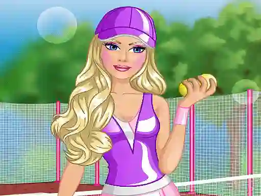 Xogo Barbie Tennis Dress en liña