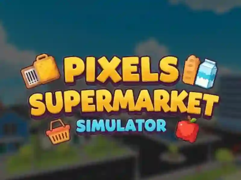 Xogo Pixels Supermarket Simulator en liña