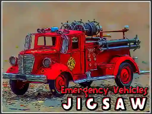 Xogo Emergency Vehicles Jigsaw en liña