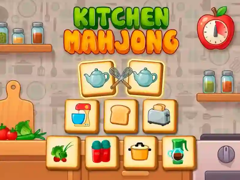 Xogo Kitchen mahjong en liña